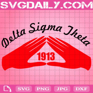 Delta Sigma Theta 1913 Hand Sign Svg, Delta Svg, Delta 1913 Svg, 1913 Svg, Delta Sigma Theta Sorority Svg, HBCU Svg
