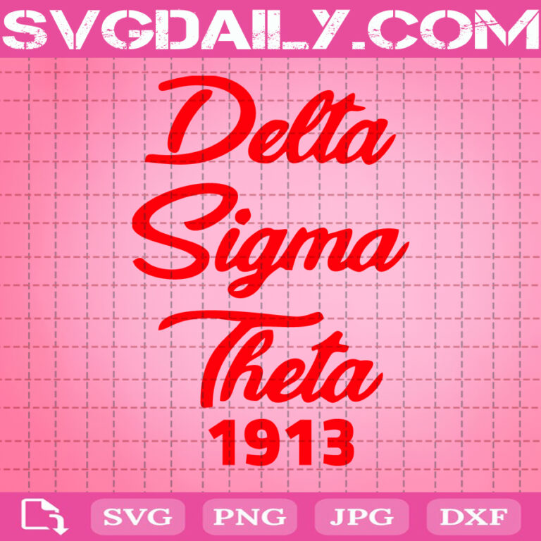 Delta Sigma Theta 1913 Svg, Delta Sigma Theta Svg, Sigma Theta Svg