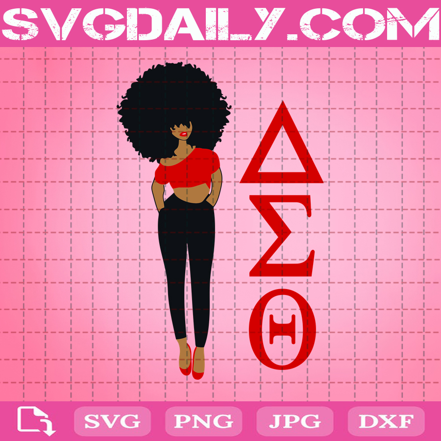 Download Delta Sigma Theta African American Svg, Afro Woman Svg, Afro Svg, Afro Girl Svg, Delta Sigma ...