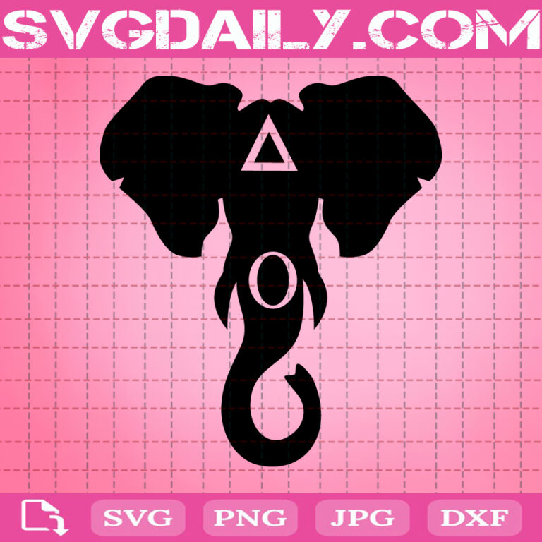 Delta Sigma Theta Elephant Svg, Sigma Theta Elephant Svg, Delta Svg
