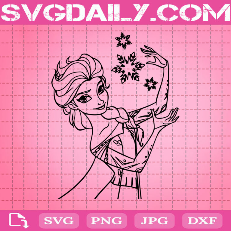 Elsa Svg, Elsa Frozen Svg, Elsa Princess Svg, Disney Princess Svg, Svg ...