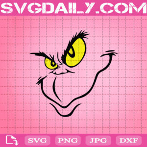Face Grinch Svg, Grinch Svg, The Grinch Svg, Love Grinch Svg, Grinch Lover Svg, Svg Png Dxf Eps AI Instant Download