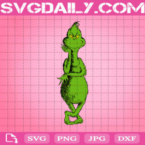 Grinch Svg, Cute Grinch Svg, Grinch Lover Svg, Love Grinch Svg, Svg Png Dxf Eps AI Instant Download
