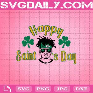 Happy St. Patrick’s Day Mahomes Svg, Happy Saint Patrick’s Day Svg, Patrick’s Day Svg, Svg Png Dxf Eps AI Instant Download
