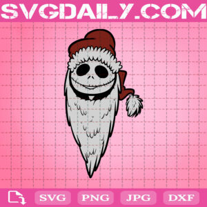 Jack Skellington Santa Svg, Santa Jack Svg, Nightmare Before Christmas Svg, Christmas Svg, Svg Png Dxf Eps AI Instant Download
