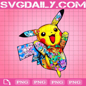 Pokemon Png, Pokemon Characters Png, Pikachu Png, Pokeball Png, Png Printable, Instant Download, Digital File