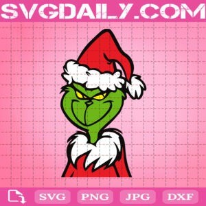 Santa Grinch Svg, Grinch Svg, Funny Santa Grinch Svg, Christmas Grinch Svg, Christmas Svg, Santa Grinch Xmas Svg