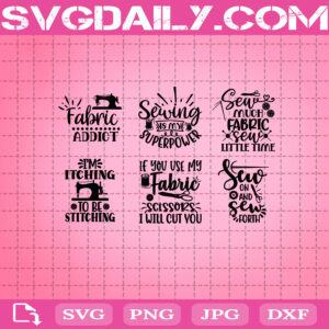 Sewing Svg Bundle, Sewing Svg, Sewing Machine Svg, Crochet Svg, Fabric Svg, Svg Png Dxf Eps AI Instant Download