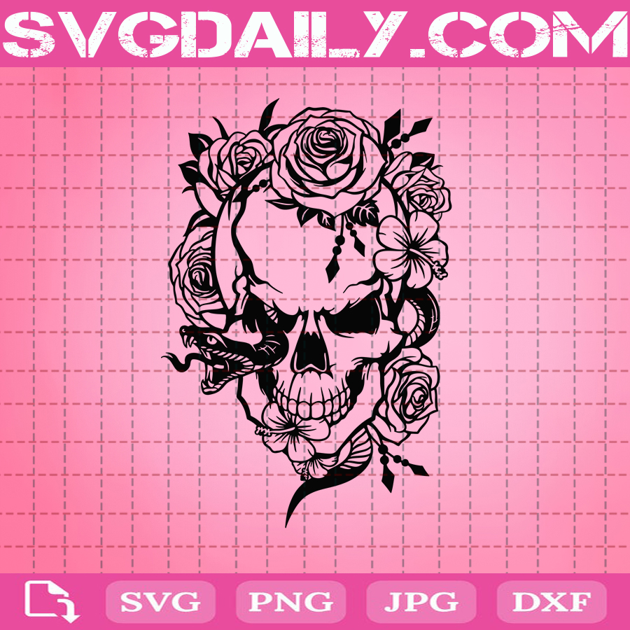 Free Free 193 Flower Skull Svg Images SVG PNG EPS DXF File