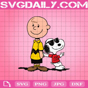 Charlie Brown And Snoopy Svg, Snoopy Svg, Charlie Brown Svg, Svg Png Dxf Eps AI Instant Download