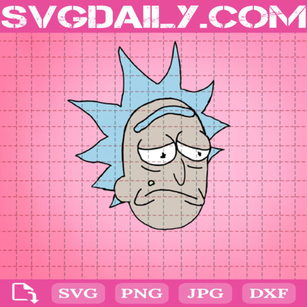 Face Rick Sanchez Svg, Rick Sanchez Svg, Rick And Morty Svg, Rick Svg ...