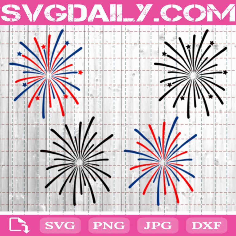 Firework Bundle Svg Free 4th of July Svg Free Celebration Svg Free File Svg Free