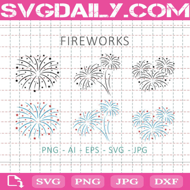 Fireworks Outline Bundle Svg Free Firecracker Svg Free Fireworks Svg Free Clip Cut File Svg File Svg Free