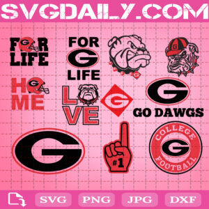 Georgia Bulldogs Svg, NCAA Svg Bundle, Sport Logo Svg, NCAA Svg, Logo NCAA Svg, Sport Svg