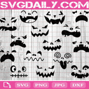 Halloween Pumpkin Faces Bundle Svg Free, Pumpkin Face Svg Free, Pumpkin Face Bundle Free, File Svg Free