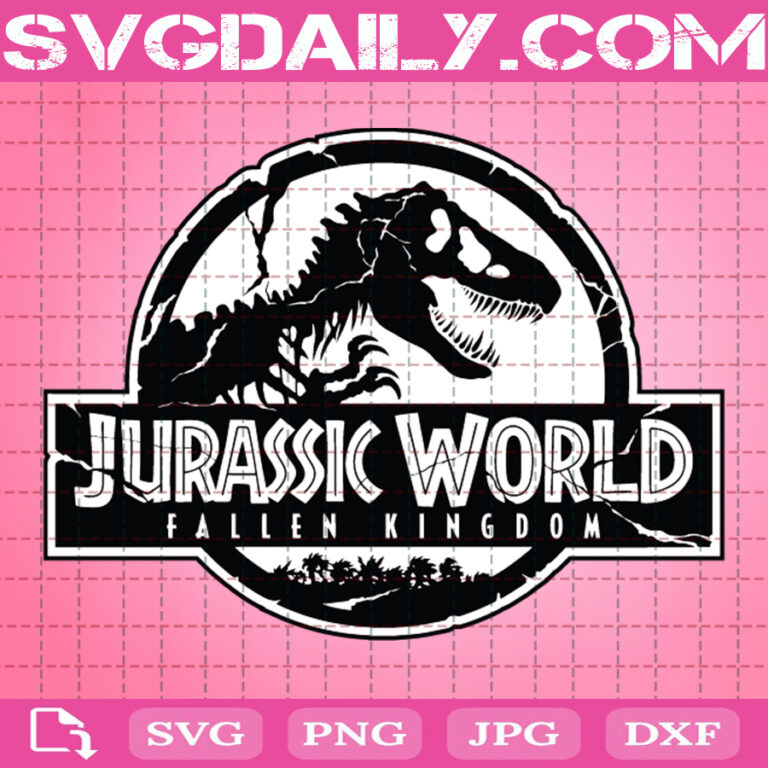 Jurassic World Fallen Kingdom Svg, Jurassic Park Svg, Dinosaur Svg, Rex ...