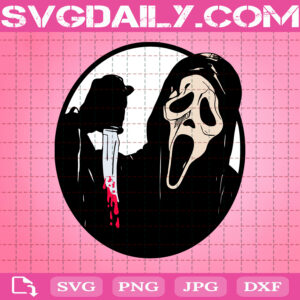 Knife Scream Ghost Halloween Svg, Ghost Face Svg, Horror Squad Goals Svg, Horror Halloween Svg, Svg Png Dxf Eps AI Instant Download