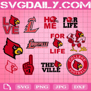 Louisville Cardinals Svg, NCAA Svg Bundle, Sport Logo Svg, NCAA Svg, Logo NCAA Svg, Sport Svg