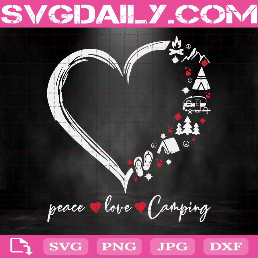 Free Free 145 Peace Love Camping Svg SVG PNG EPS DXF File