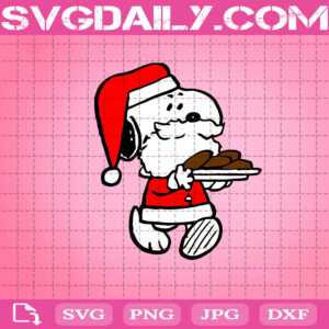 Peanuts Snoopy Santa Cookies Svg, Ugly Christmas Svg, Snoopy Christmas Svg, Christmas Svg, Christmas Svg Files