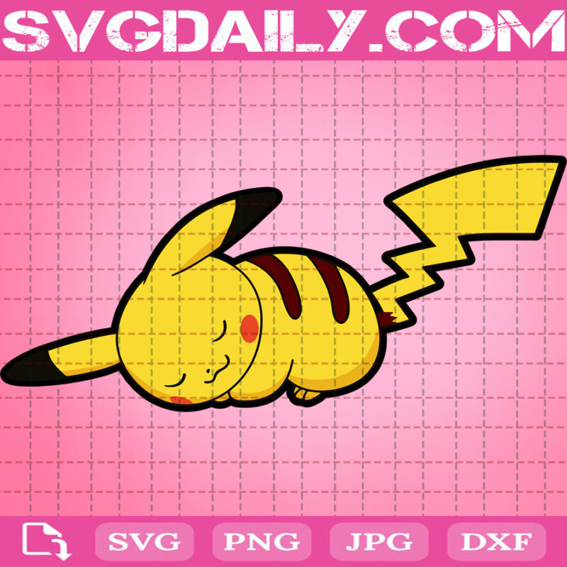 Pikachu Svg, Pokemon Svg, Cute Pikachu Svg, Love Pikachu Svg, Gift For ...