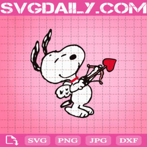 Snoopy Love Arrow Svg, Snoopy Svg, Snoopy Love Svg, Snoopy Lover Svg, Svg Png Dxf Eps AI Instant Download