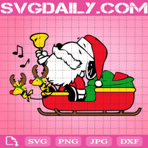 Snoopy Santa Claus Svg, Snoopy Christmas Svg, Merry Christmas Svg, Snoopy Xmas Svg, Snoopy Lover Svg, Christmas Svg