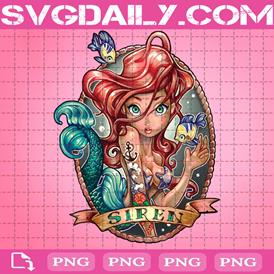 Ariel Mermaid Png, Adult Cartoon Little Mermaid Png, Png Printable, Instant Download, Digital File