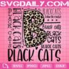 Black Cats Svg, Typography Svg, Football Svg, School Spirit Svg, Digital Cut File