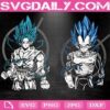 Dragon Ball Svg, Vegeta And Goku Svg, Goku Blue Svg, Vegeta Blue Svg, Goku Svg, Svg Png Dxf Eps Download Files