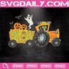 Halloween Hay Ride Png, Kid’s Halloween Png, Tractor Pulling Bales Of Hay Png, Png Printable, Instant Download, Digital File