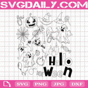 Halloween Pumpkin Ghost Bundle Svg Free, Candle Svg Free, Spiderweb Svg Free, Witch Hat Svg Free, Clip Cut File Svg, File Svg Free