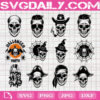 Halloween Skull Face Svg Bundle Free, Horror Skull Svg Free, Halloween Party Svg Free, Halloween Bundle Svg, Clip Cut File Svg, File Svg Free