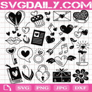 Heart Element Valentine Svg Free, Valentine Svg Free, Valentine's Day Svg Free, Clip Cut File Svg, File Svg