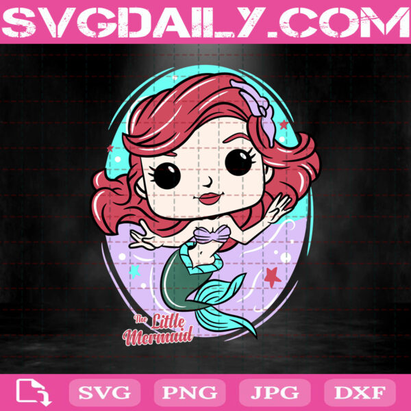 La Sirenita Svg, The Little Mermaid Svg, Sirenita Svg, Svg Png Dxf Eps AI Instant Download
