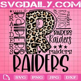 Raiders Svg, Typography Svg, Football Svg, School Spirit Svg, Digital Cut File