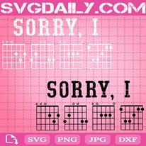 Sorry I DGAF Svg, Guitar Chords Svg, Musician Svg, Don't Give A Fuck Svg, Guitar Player Svg, Guitar Lover Svg, Sarcastic Quote