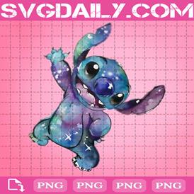 Stitch Png, Watercolor Galaxy Stitch Png, Cute Stitch Png, Disney Png, Funny Stitch Png, Png Printable, Instant Download, Digital File