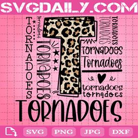 Tornadoes Svg, Typography Svg, Football Svg, School Spirit Svg, Digital Cut File