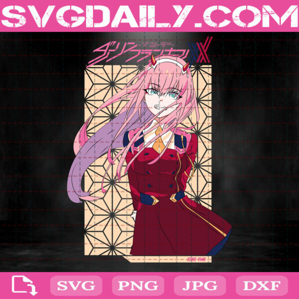 Zero Two Svg, Anime Zero Two Svg, Anime Svg, Anime Lover Svg, Anime Lover Svg, Anime Gift, Svg Png Dxf Eps AI Instant Download