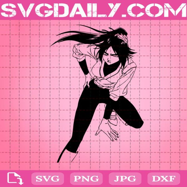 Anime Bleach Character Svg, Anime Girl Svg, Anime Manga Svg, Japanese Cartoon Svg, Svg Png Dxf Eps AI Instant Download
