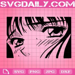 Anime Girl Svg, Anime Character Svg, Cartoon Svg, Manga Svg, Svg Png Dxf Eps AI Instant Download