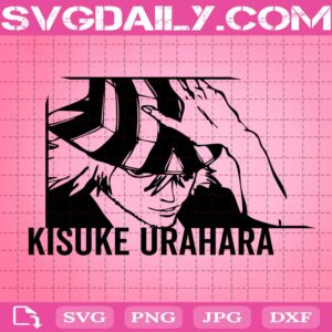 Bleach Anime Kisuke Urahara Svg, Anime Character Svg, Bleach Anime Svg, Svg Cricut, Silhouette Svg Files, Cricut Svg, Silhouette Svg