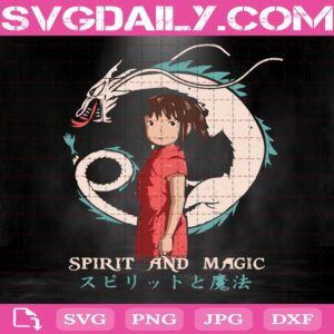 Chihiro Ogino Svg, Ghibli Svg, Spirit And Magic Svg, Cartoon Svg, Japanese Svg, Svg Png Dxf Eps Download Files