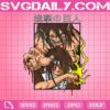 Eren Yeager Svg, Attack On Titan Svg, AOT Svg, Manga Svg, Svg Png Dxf Eps AI Instant Download