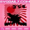 Godzilla Svg, King Of Monsters Svg, Godzilla Japanese Svg, Monster Svg, Movie Svg, Svg Png Dxf Eps Download Files