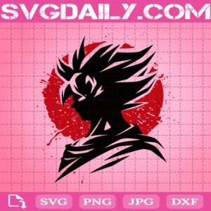 Goku Dragon Ball Svg, Dragon Ball Z Svg, Super Saiyan Svg, Anime Manga Svg, Svg Png Dxf Eps AI Instant Download