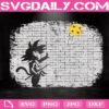 Goku Svg, Saiyan Svg, Saiyan With Balloon Svg, Dragon Ball Svg, Anime Svg, Svg Png Dxf Eps Download Files