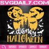 Halloween Castle Svg, Mickey Head Bats Svg, Disney Svg, Disney Halloween Svg Cut Files