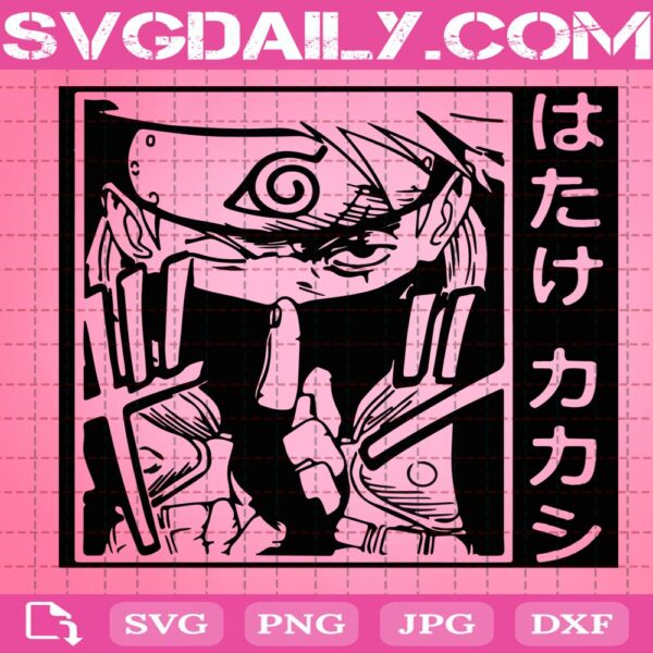Hatake Kakashi Svg, Naruto Svg, Naruto Anime Svg, Anime Manga Svg, Love Anime Svg, Svg Png Dxf Eps Download Files